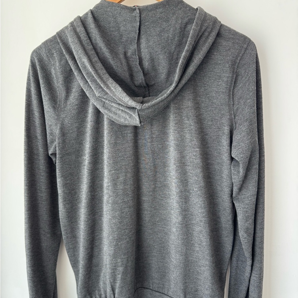 Abbot Main Gray Zip-Up Hoodie - Picture 3 of 3